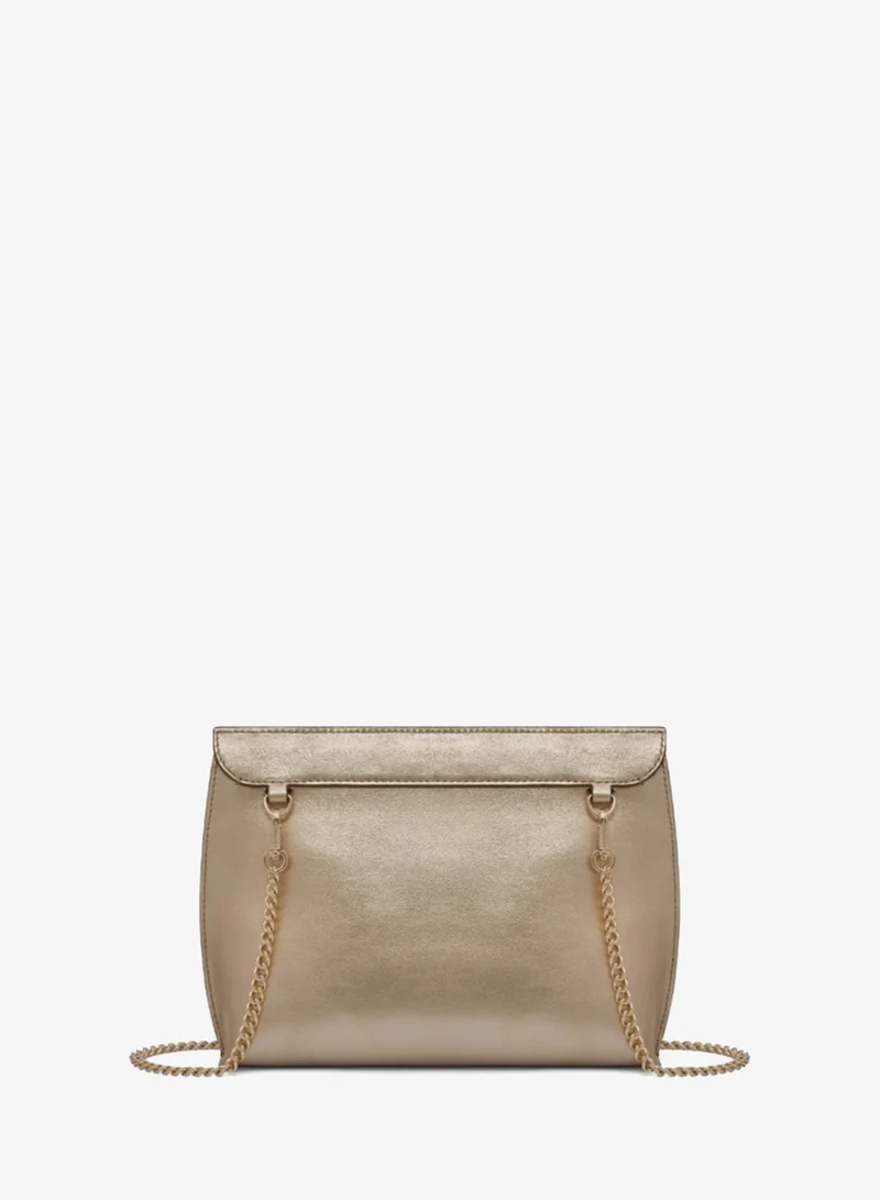 Strathberry  Stylist Bag Metallic Foil Gold Leather for Women | Best Price UAE